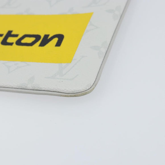 LOUIS VUITTON Monogram White Zipped Pouch GM Clutch Bag M68310 LV Auth mr1658