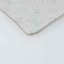 LOUIS VUITTON Monogram White Zipped Pouch GM Clutch Bag M68310 LV Auth mr1658-9
