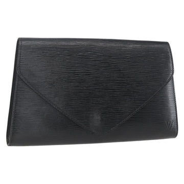 LOUIS VUITTON Epi Art Deco Clutch Bag Black M52632 LV Auth mr1660