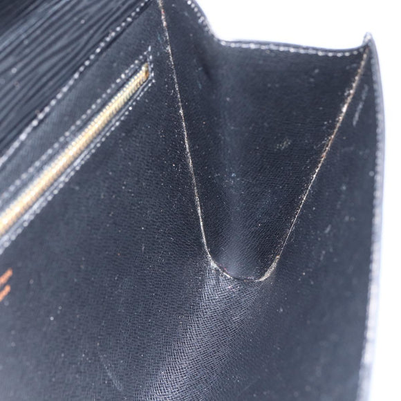 LOUIS VUITTON Epi Art Deco Clutch Bag Black M52632 LV Auth mr1660