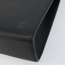 LOUIS VUITTON Epi Malesherbes Hand Bag Black M52372 LV Auth mr1661-15