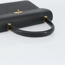 LOUIS VUITTON Epi Malesherbes Hand Bag Black M52372 LV Auth mr1661-7