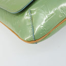 LOUIS VUITTON Monogram Vernis Thompson Street Bag Baby Blue M91009 Auth mr1664-14