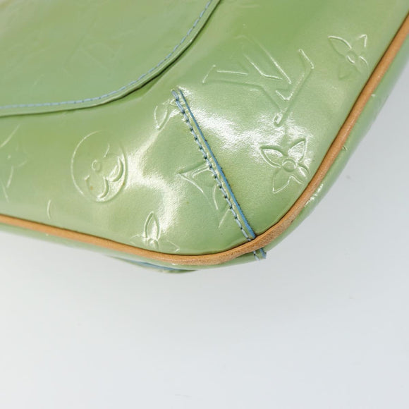 LOUIS VUITTON Monogram Vernis Thompson Street Bag Baby Blue M91009 Auth mr1664