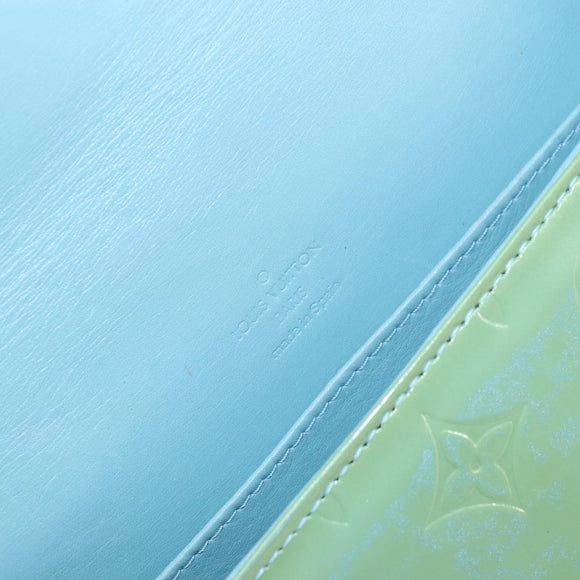 LOUIS VUITTON Monogram Vernis Thompson Street Bag Baby Blue M91009 Auth mr1664