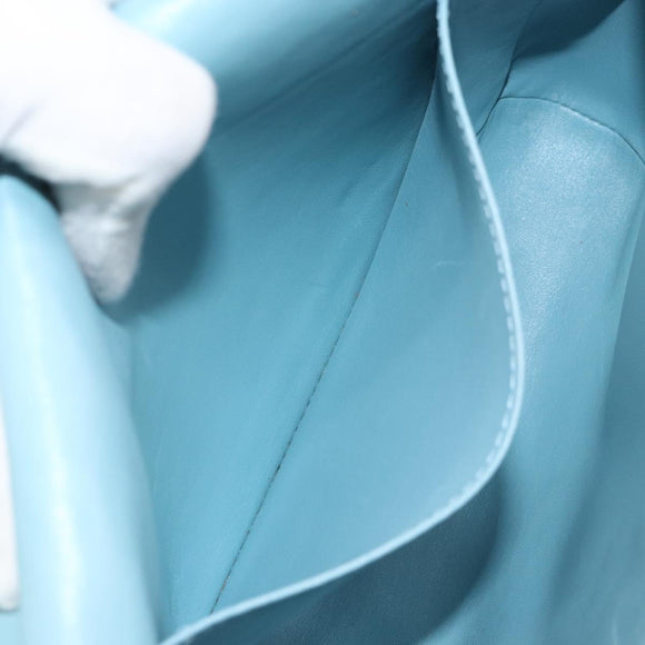 LOUIS VUITTON Monogram Vernis Thompson Street Bag Baby Blue M91009 Auth mr1664