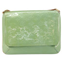 LOUIS VUITTON Monogram Vernis Thompson Street Bag Baby Blue M91009 Auth mr1664-13