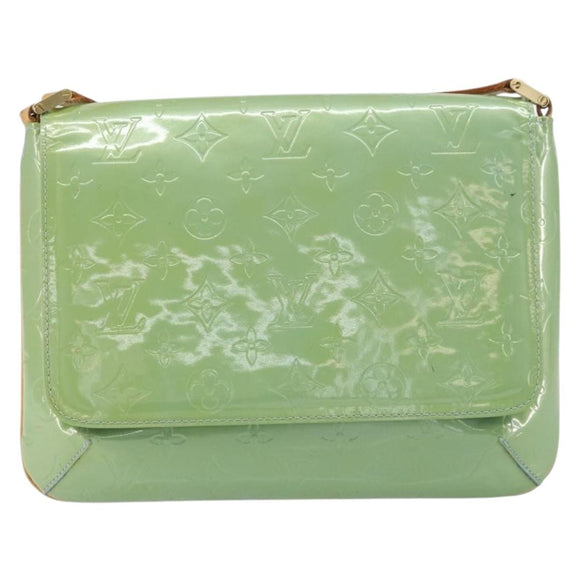 LOUIS VUITTON Monogram Vernis Thompson Street Bag Baby Blue M91009 Auth mr1664