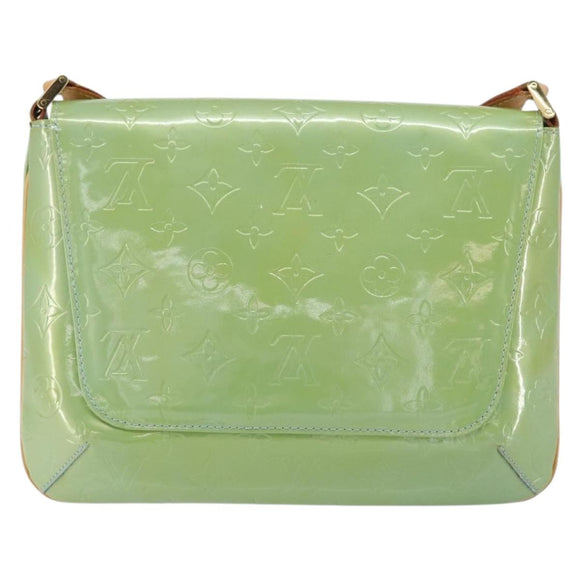 LOUIS VUITTON Monogram Vernis Thompson Street Bag Baby Blue M91009 Auth mr1664