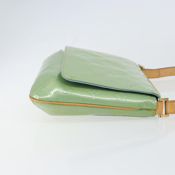 LOUIS VUITTON Monogram Vernis Thompson Street Bag Baby Blue M91009 Auth mr1664