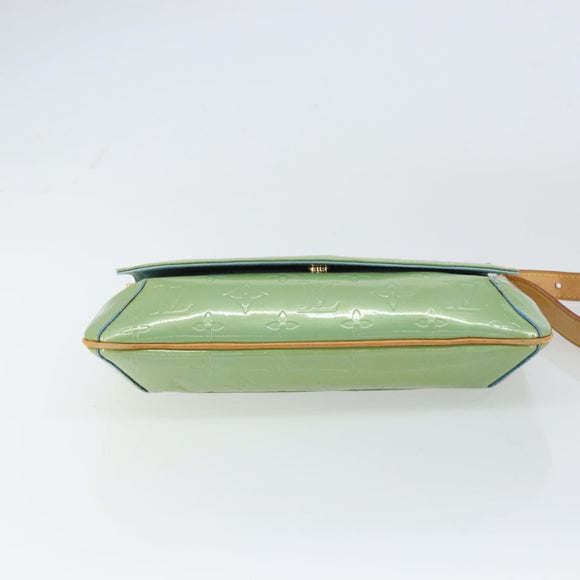 LOUIS VUITTON Monogram Vernis Thompson Street Bag Baby Blue M91009 Auth mr1664