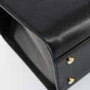 CELINE Hand Bag Leather Black Gold Auth mr1667V-13