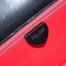 CELINE Hand Bag Leather Black Gold Auth mr1667V-16