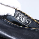 Gianni Versace Shoulder Bag Leather Black Gold Auth mr1669SAV-16