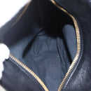 Gianni Versace Shoulder Bag Leather Black Gold Auth mr1669SAV-17