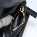 Gianni Versace Shoulder Bag Leather Black Gold Auth mr1669SAV-20