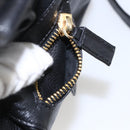 Gianni Versace Shoulder Bag Leather Black Gold Auth mr1669SAV-23