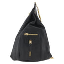 Gianni Versace Shoulder Bag Leather Black Gold Auth mr1669SAV-3