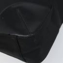 PRADA Pocono Hand Bag Nylon Leather Black Silver BN0699 Auth mr1674-8