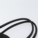 PRADA Pocono Hand Bag Nylon Leather Black Silver BN0699 Auth mr1674-14