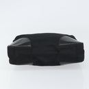 PRADA Pocono Hand Bag Nylon Leather Black Silver BN0699 Auth mr1674-5