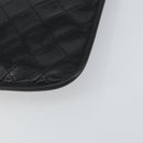 CHANEL Matelasse Chain Tote Bag Leather Black Gold CC Auth mr1675-10