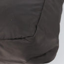 PRADA Tote Bag Nylon Gray Silver Auth mr1678-16