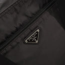 PRADA Tote Bag Nylon Gray Silver Auth mr1678-18