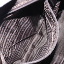 PRADA Tote Bag Nylon Gray Silver Auth mr1678-23