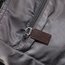 PRADA Tote Bag Nylon Gray Silver Auth mr1678-24