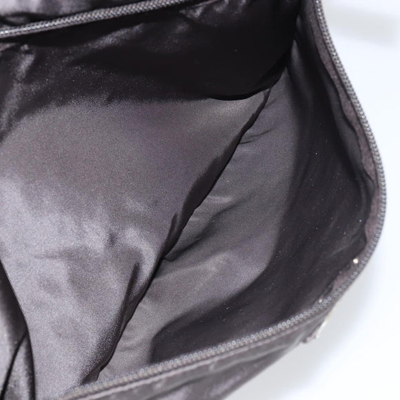 PRADA Tote Bag Nylon Gray Silver Auth mr1678