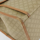 CELINE Macadam Canvas Tote Bag PVC Beige Auth mr1679-15