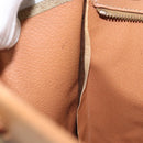 CELINE Macadam Canvas Tote Bag PVC Beige Auth mr1679-10