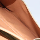 CELINE Macadam Canvas Tote Bag PVC Beige Auth mr1679-23