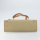 CELINE Macadam Canvas Tote Bag PVC Beige Auth mr1679-5