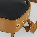 SAINT LAURENT Shoulder Bag Leather Brown Auth mr1683-12