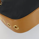 SAINT LAURENT Shoulder Bag Leather Brown Auth mr1683-13
