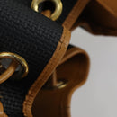 SAINT LAURENT Shoulder Bag Leather Brown Auth mr1683-15