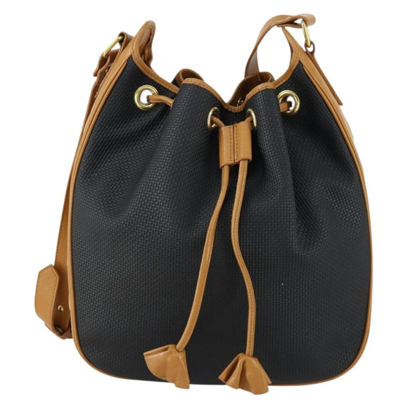 SAINT LAURENT Shoulder Bag Leather Brown Auth mr1683