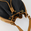 SAINT LAURENT Shoulder Bag Leather Brown Auth mr1683-6
