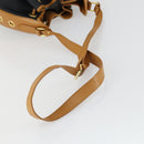 SAINT LAURENT Shoulder Bag Leather Brown Auth mr1683-7