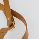 SAINT LAURENT Shoulder Bag Leather Brown Auth mr1683-8