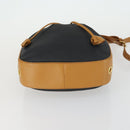 SAINT LAURENT Shoulder Bag Leather Brown Auth mr1683-9