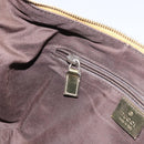 GUCCI GG Canvas Sherry Line Shoulder Bag Beige Gold 181092 Auth mr1685-21