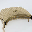 GUCCI GG Canvas Sherry Line Shoulder Bag Beige Gold 181092 Auth mr1685-6