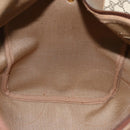 GUCCI GG Supreme Web Sherry Line Bag PVC Beige Gold 001 25 424 Auth mr1686-19