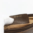 GUCCI GG Supreme Web Sherry Line Clutch Bag PVC Beige Gold 63 01 012 Auth mr1689-12