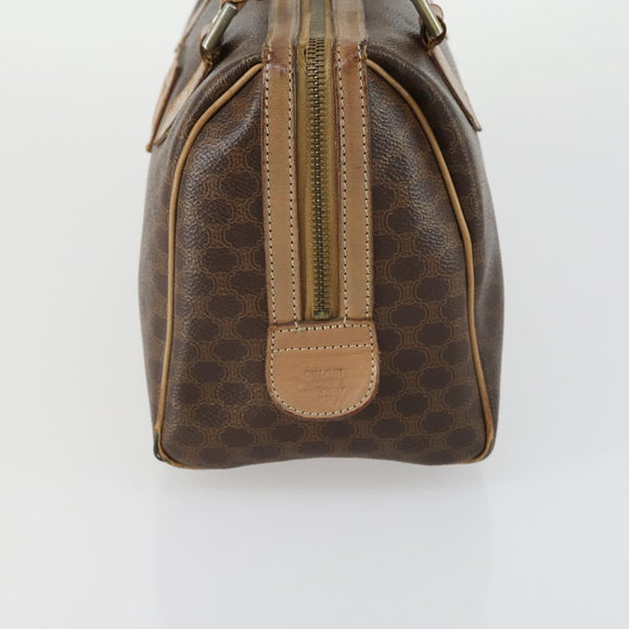 CELINE Macadam Canvas Bag PVC 3 Set Brown Auth mr1693