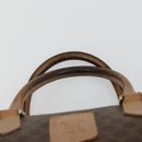CELINE Macadam Canvas Bag PVC 3 Set Brown Auth mr1693-20