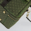 LOUIS VUITTON Monogram Mini mini claudine Boston Bag Khaki MB0082 LV Auth mr1701-15